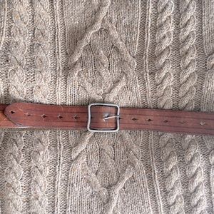 Vintage leather belt
